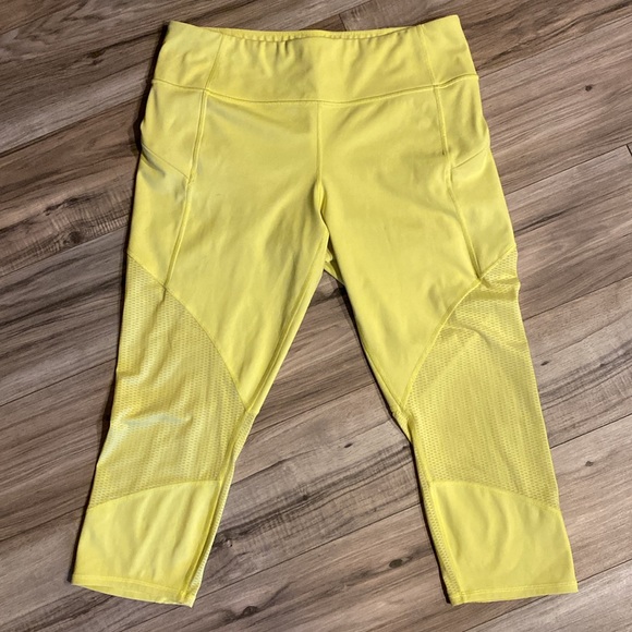 πHPπ Athleta Mesh Contender 7/8 Leggings βοΈ Size L - Picture 2 of 8